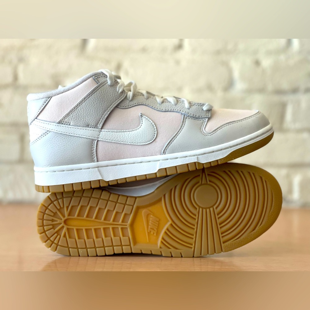 Nike Dunk Mid Light Orewood Brown Basketball Casual Shoes DZ2533-100 Men Sizes